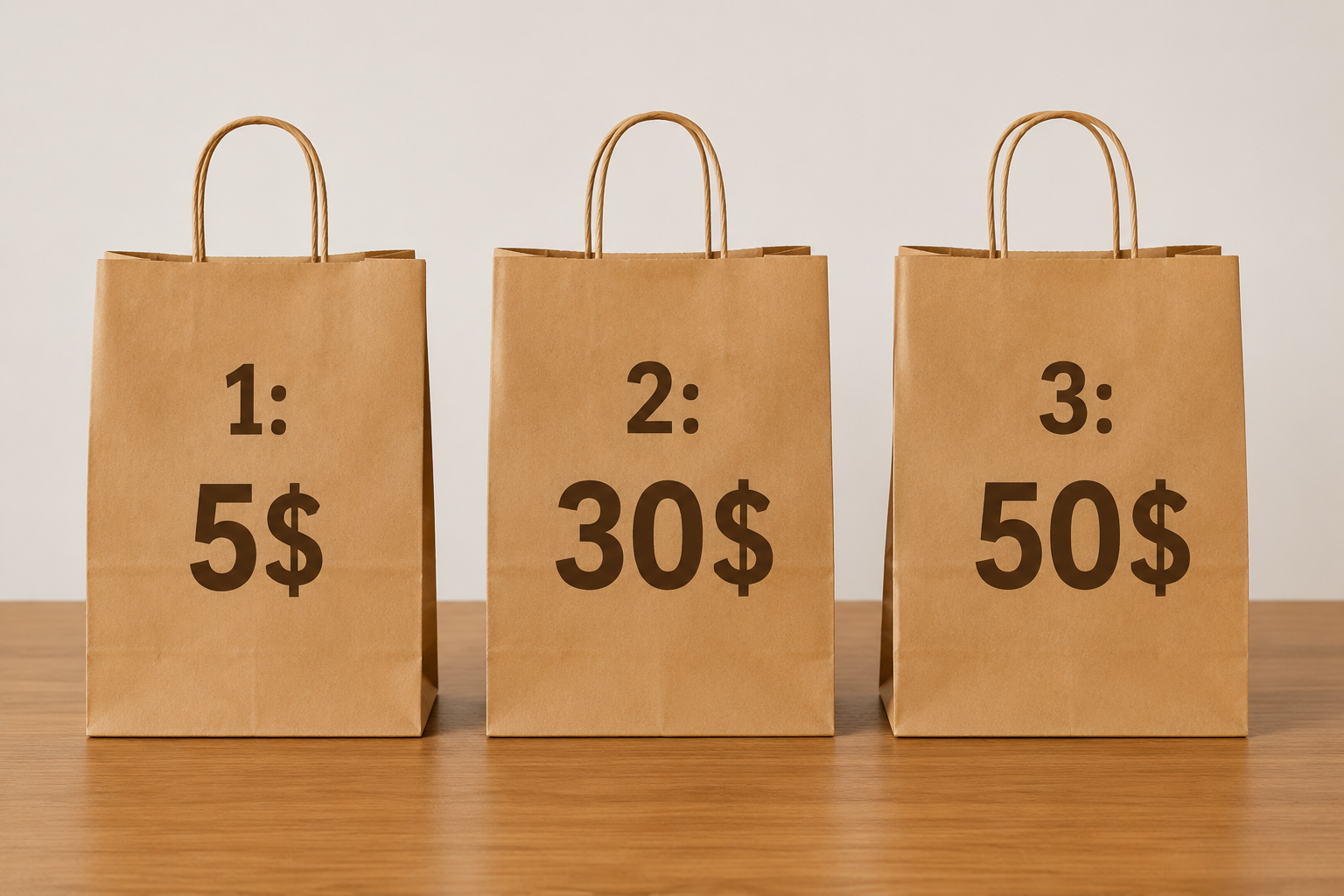 Sacs surprises personnalisés