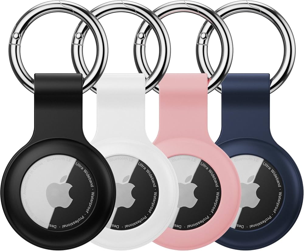 Lot de 4 étuis en silicone pour AirTag