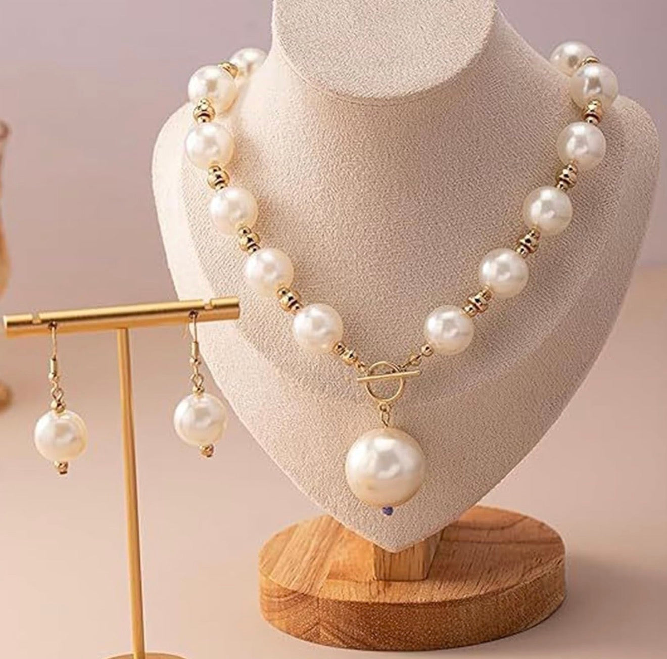 Ensemble bijoux en 3 pièces ( perles)