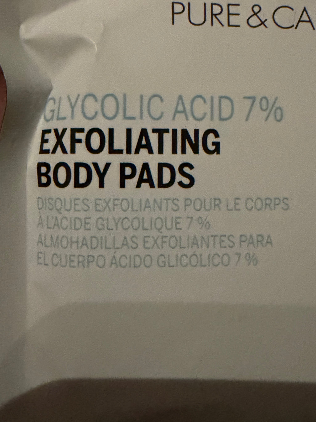disques exfoliants pour le corps Pure