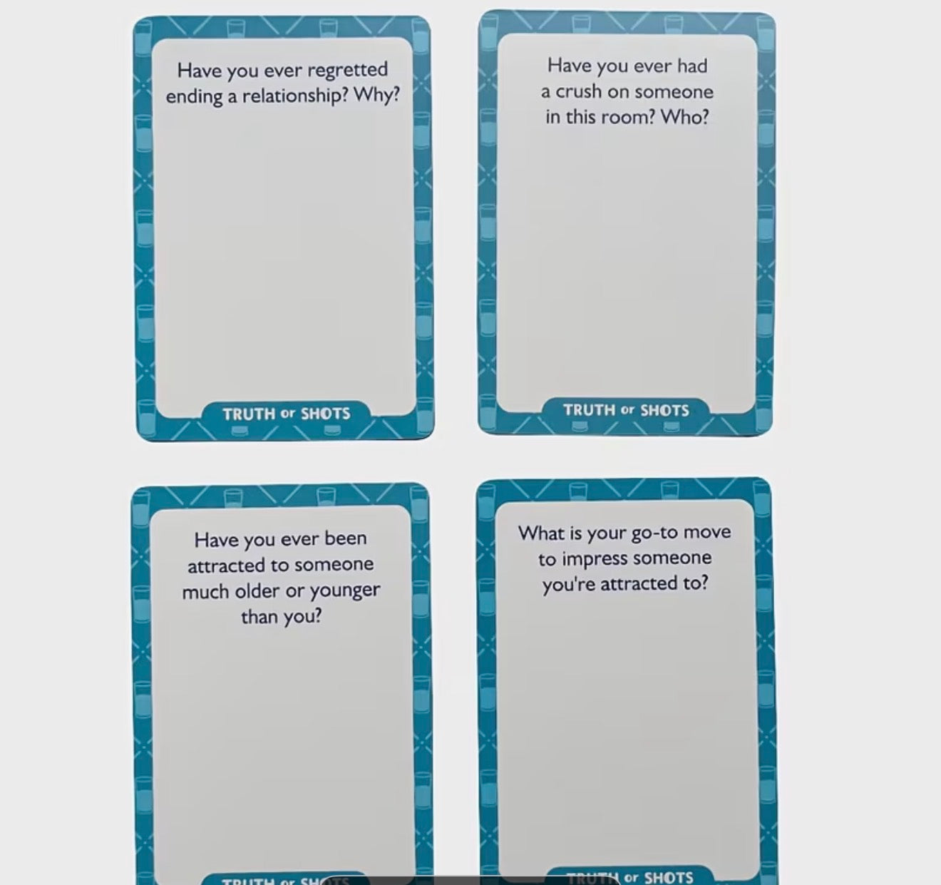 TRUTH Or SHOTS est un nouveau jeu de cartes populaire