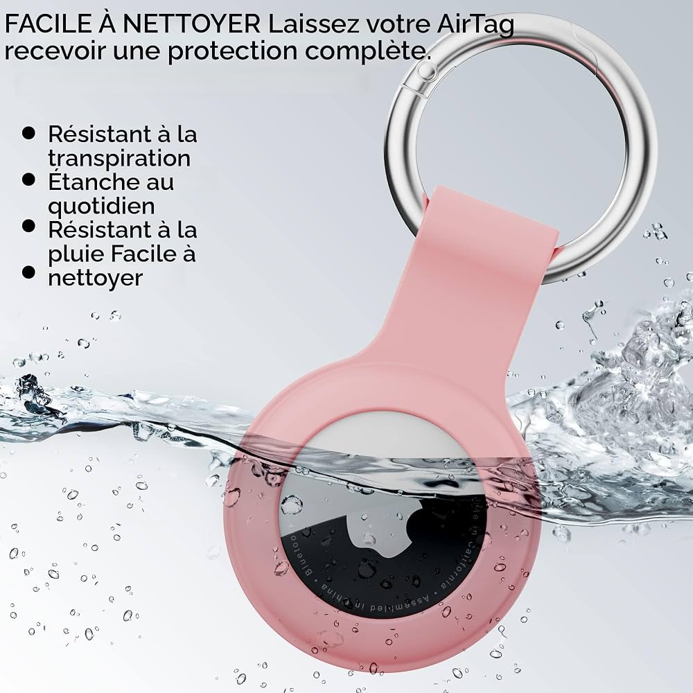 Lot de 4 étuis en silicone pour AirTag