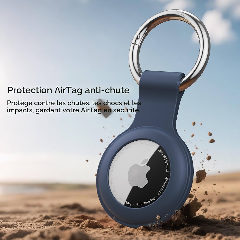 Lot de 4 étuis en silicone pour AirTag