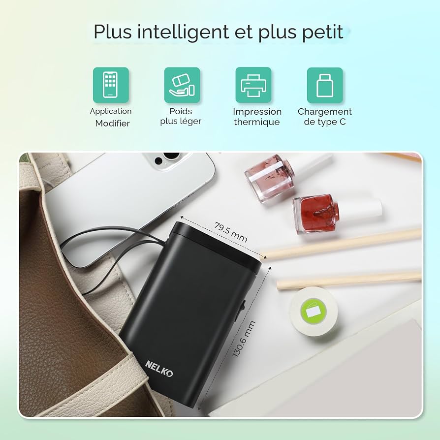 Nelko Étiqueteuse avec ruban adhésif