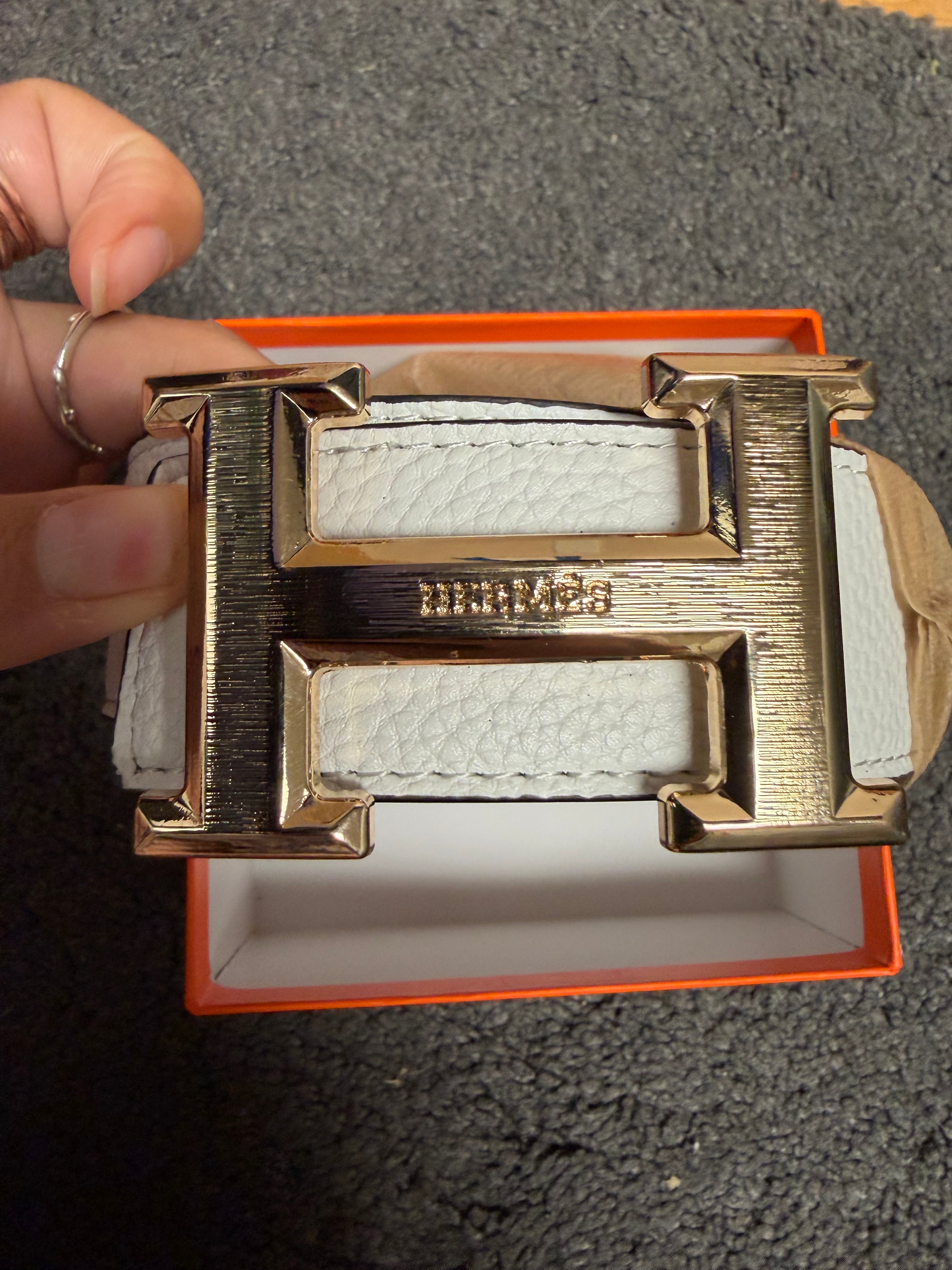 Hermès Ceinture en cuir H - 115cm