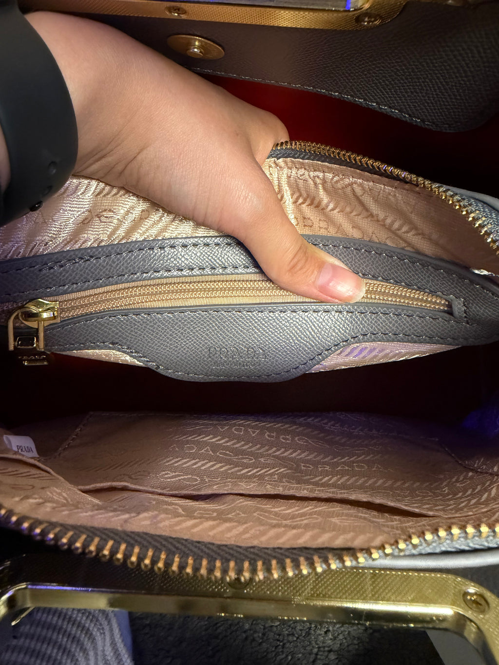 Sac Prada Galleria en cuir Saffiano