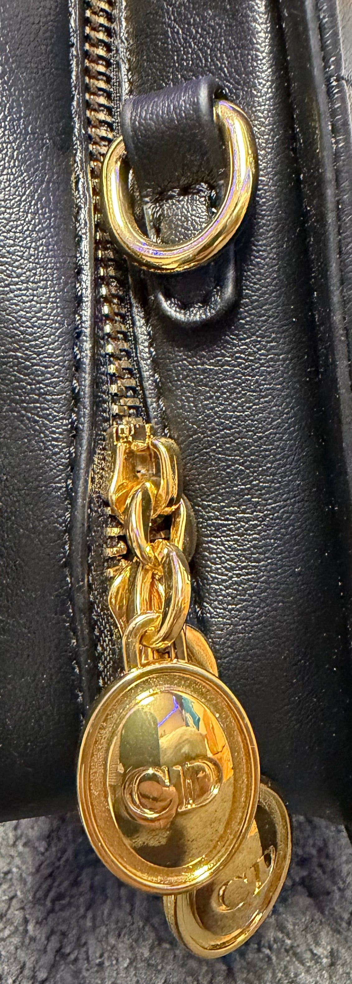 Sac cabas Dior Book Cuir Black