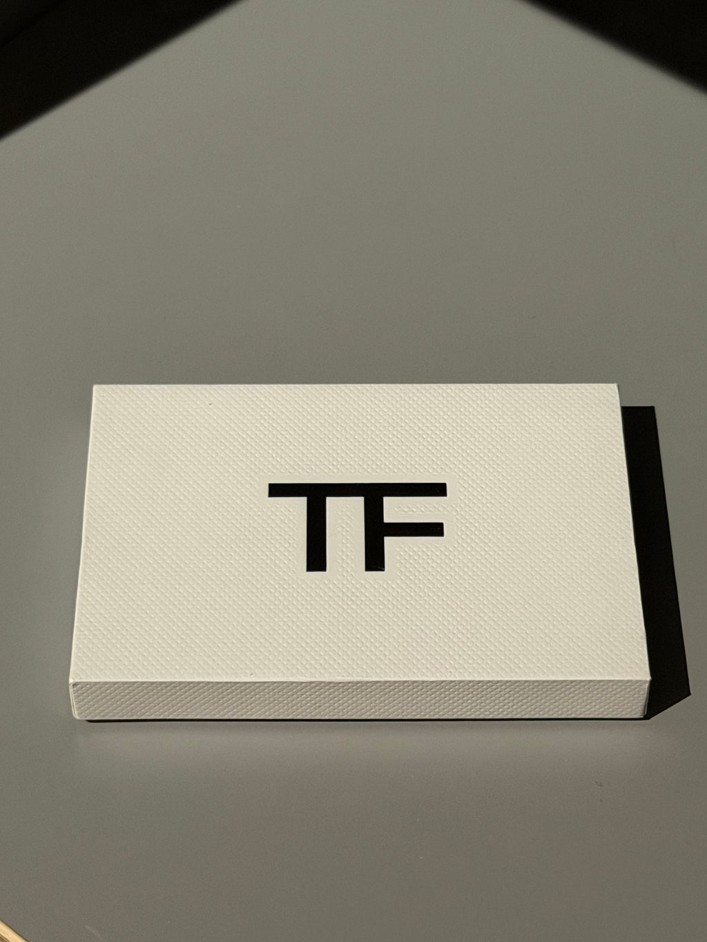 Tom Ford en cuir blanc carte&miroire