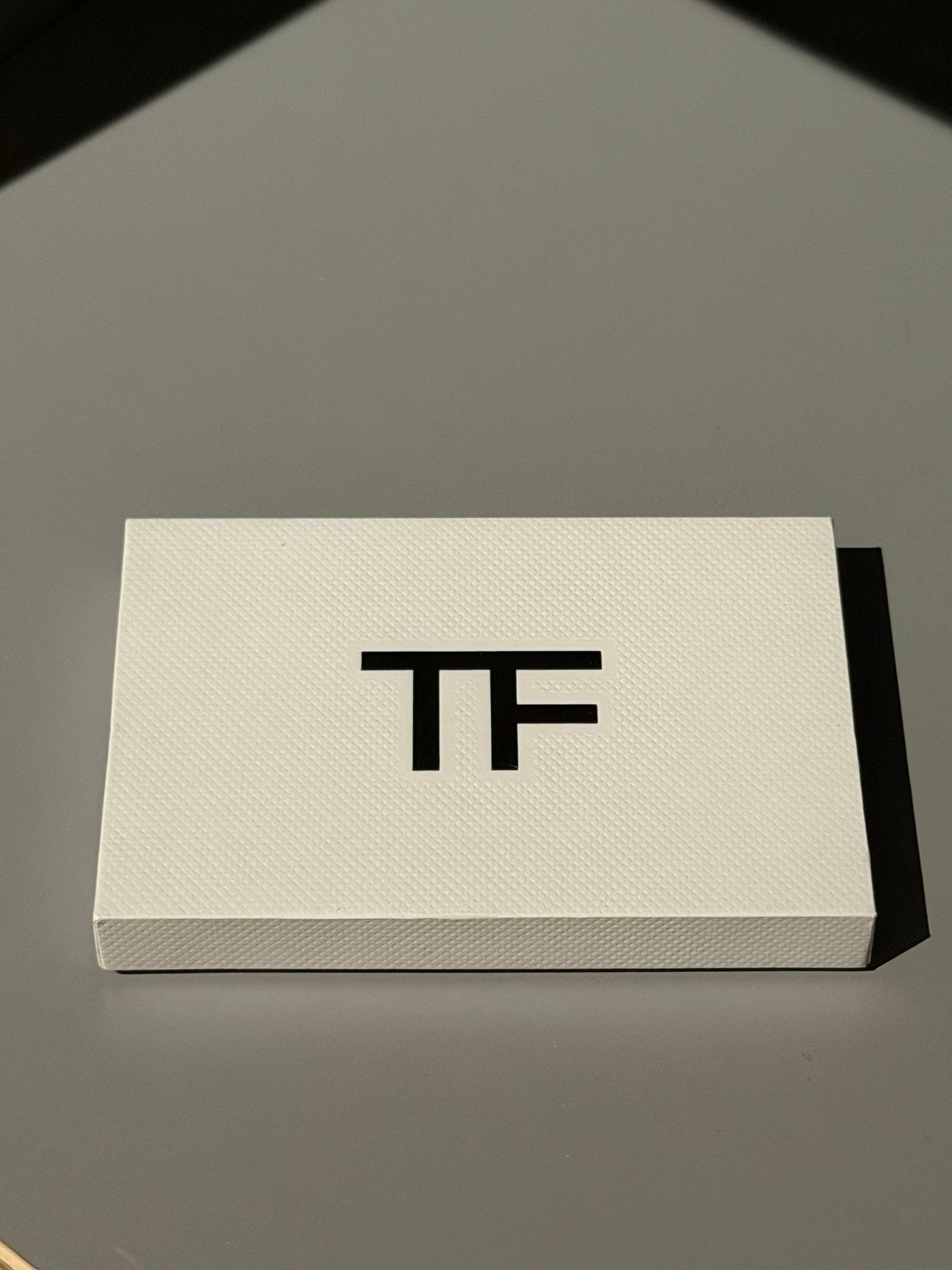 Tom Ford en cuir blanc carte&miroire