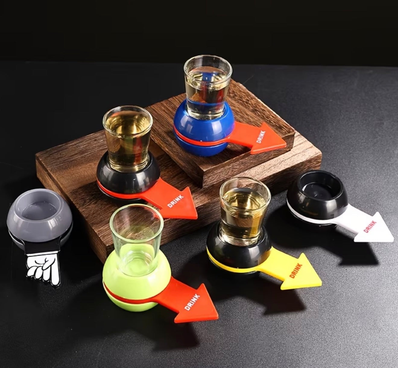 Jeu à boire amusant à flèches 5 couleurs