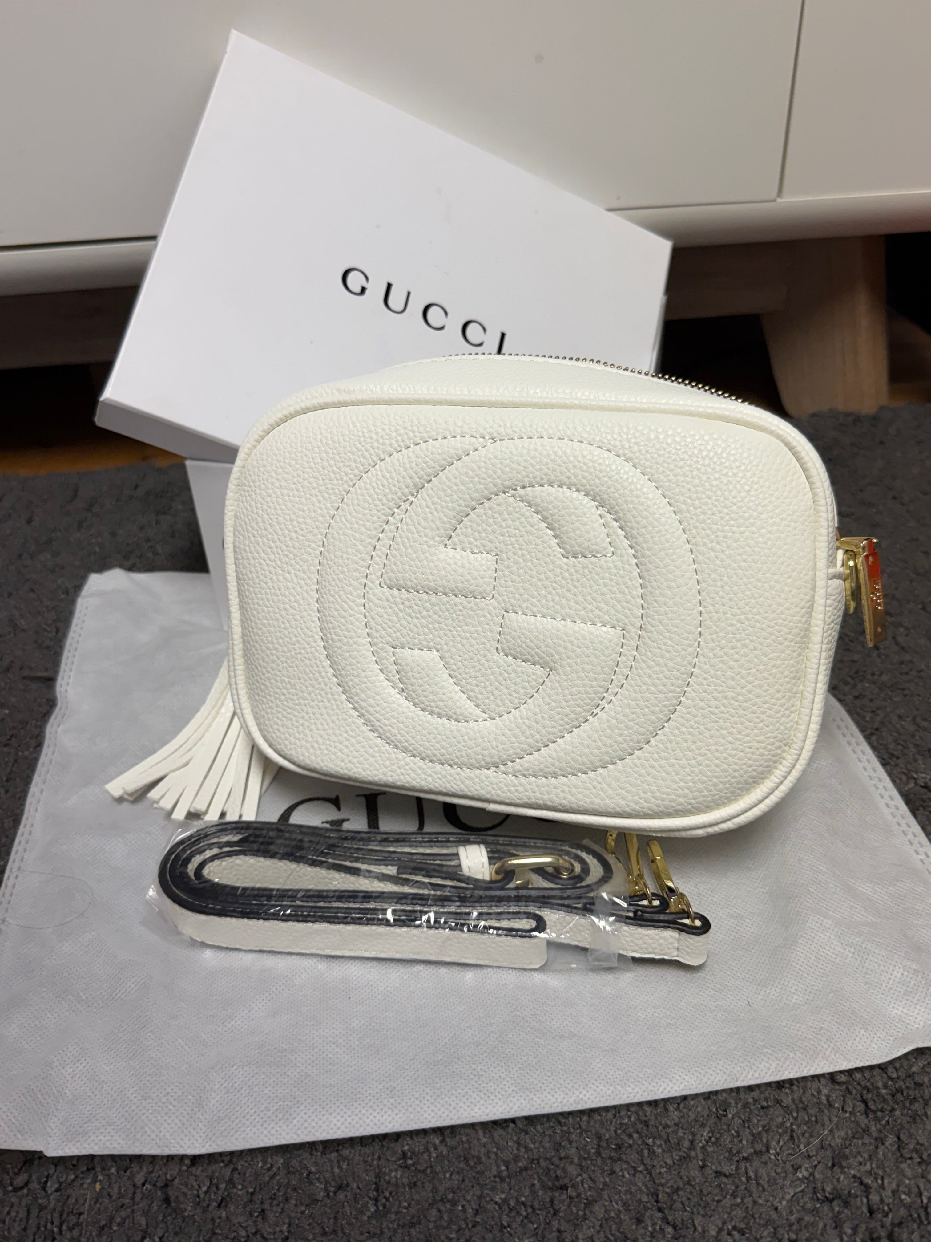 Sac GUCCI bandoulière disco en cuir