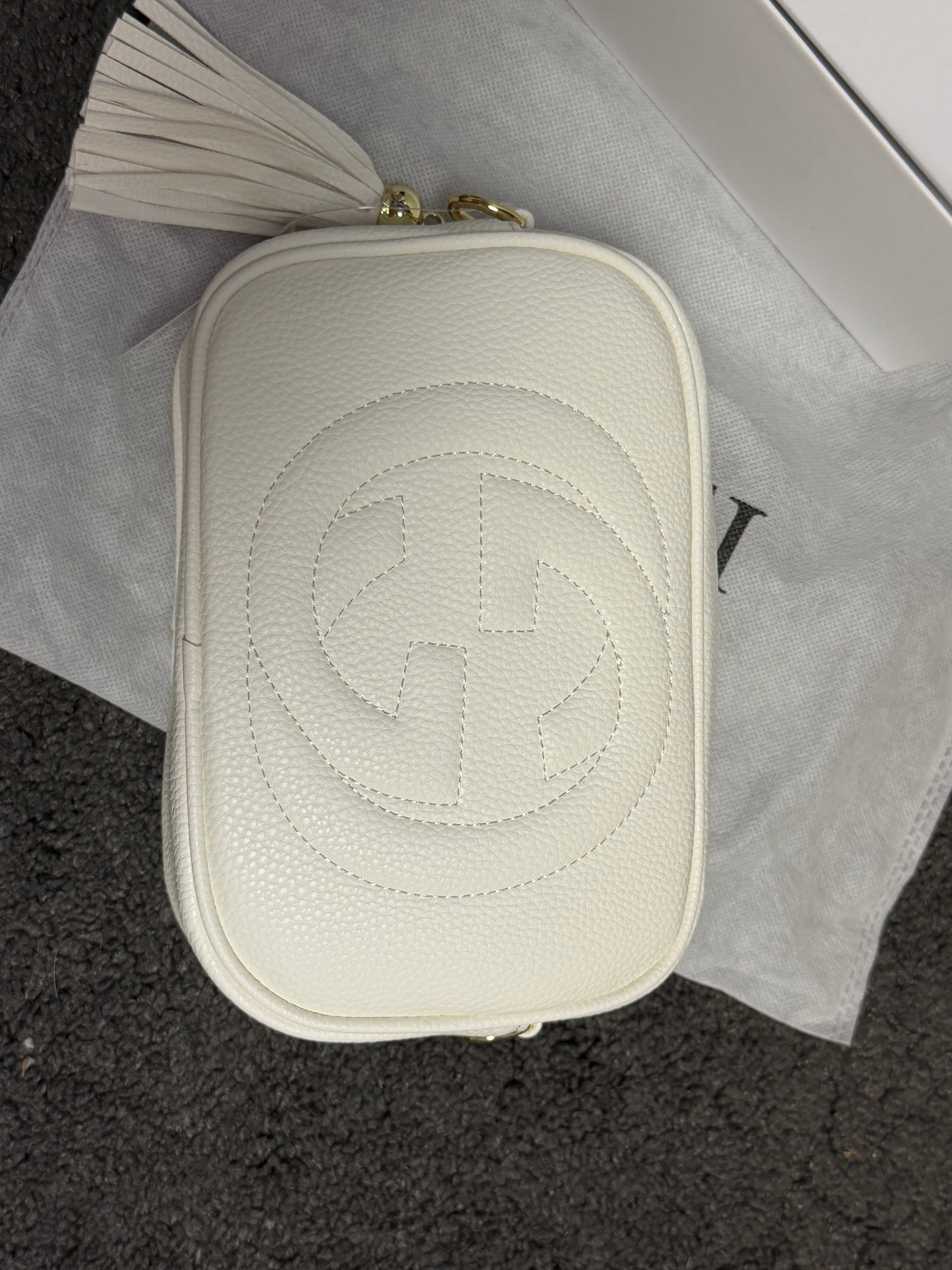 Sac GUCCI bandoulière disco en cuir