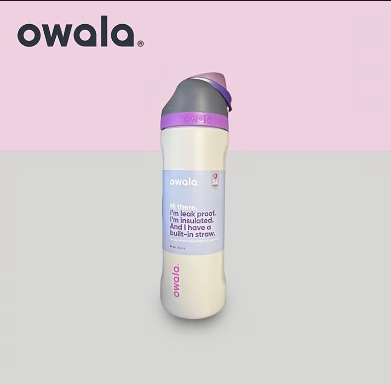 Bouteille d'eau Owala 24oz 18 couleurs