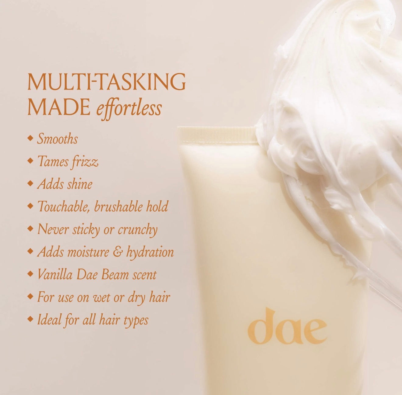 DAE Crème 3-en-1 Vanilla Dae Beam - notes of creamy vanilla, praline, and candied lemon