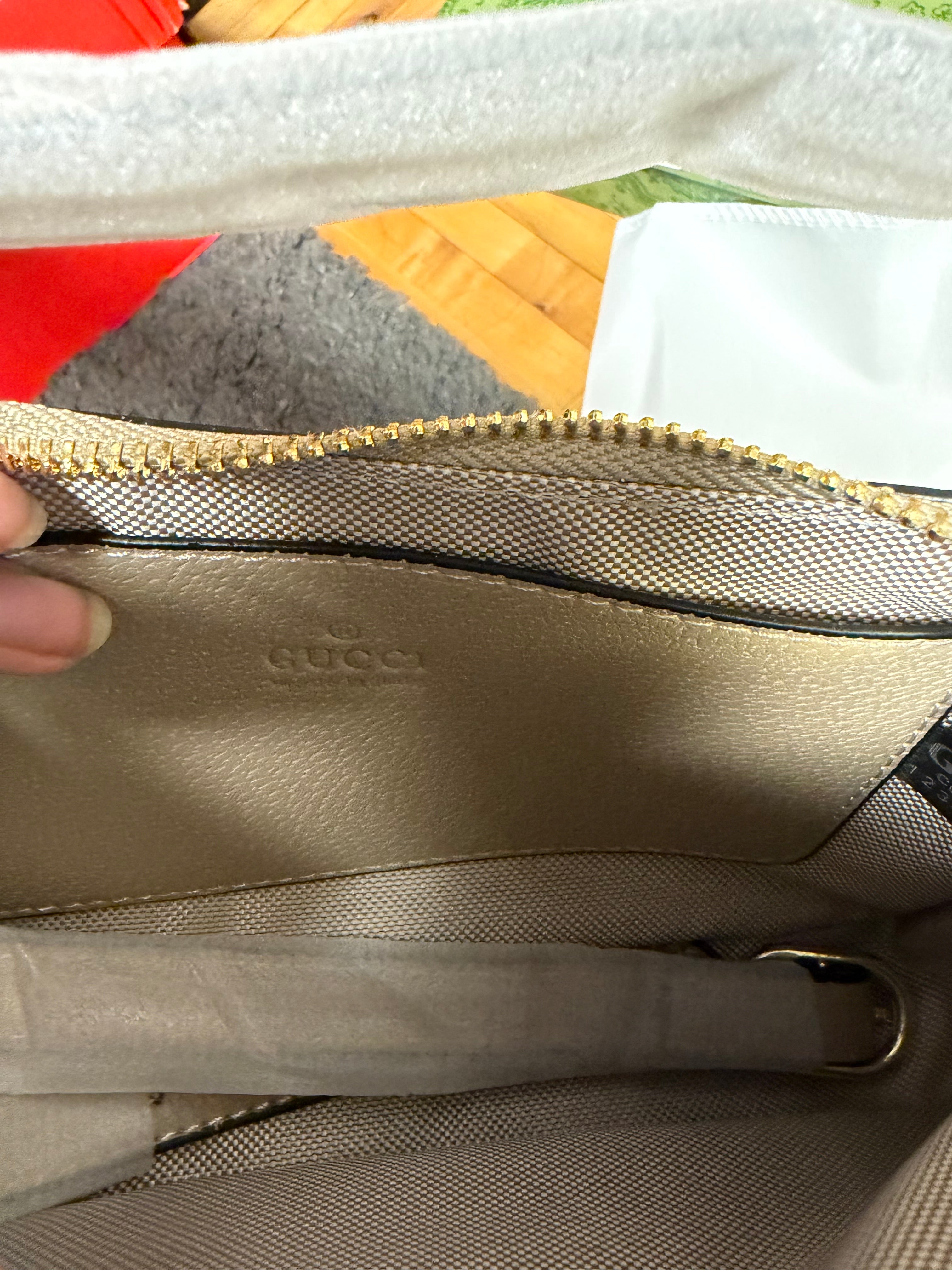 Sacoche Gucci Ophidia beige & blanc