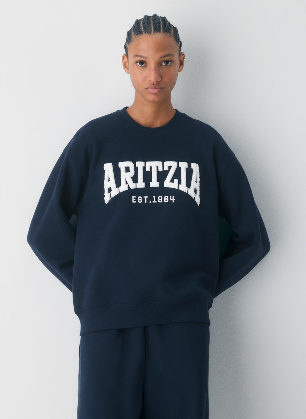 Hoodie aritzia blue small