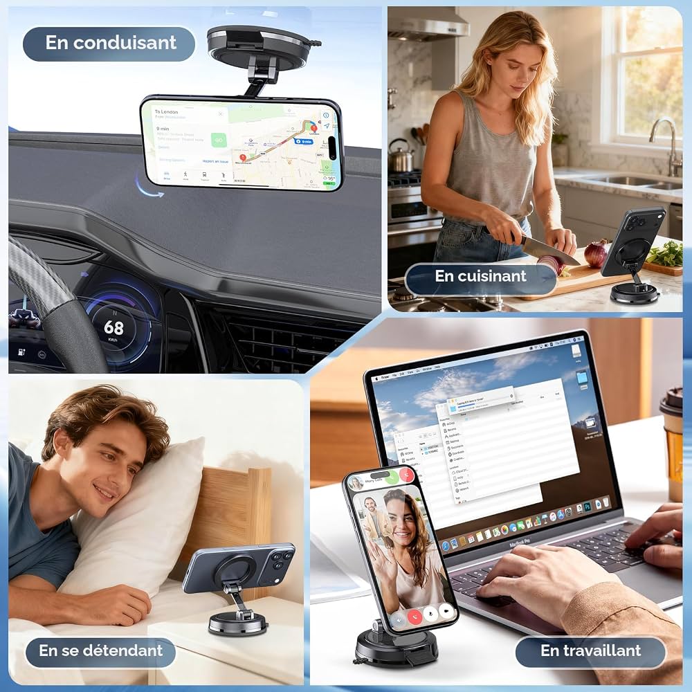 Support de téléphone magnétique