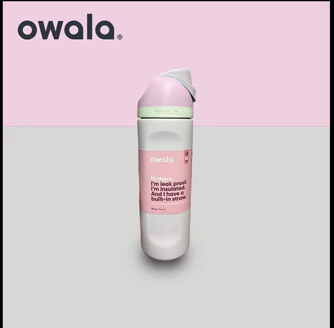 Bouteille d'eau Owala 24oz 18 couleurs