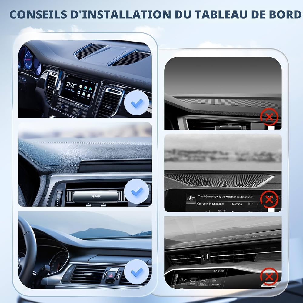 Support de téléphone magnétique