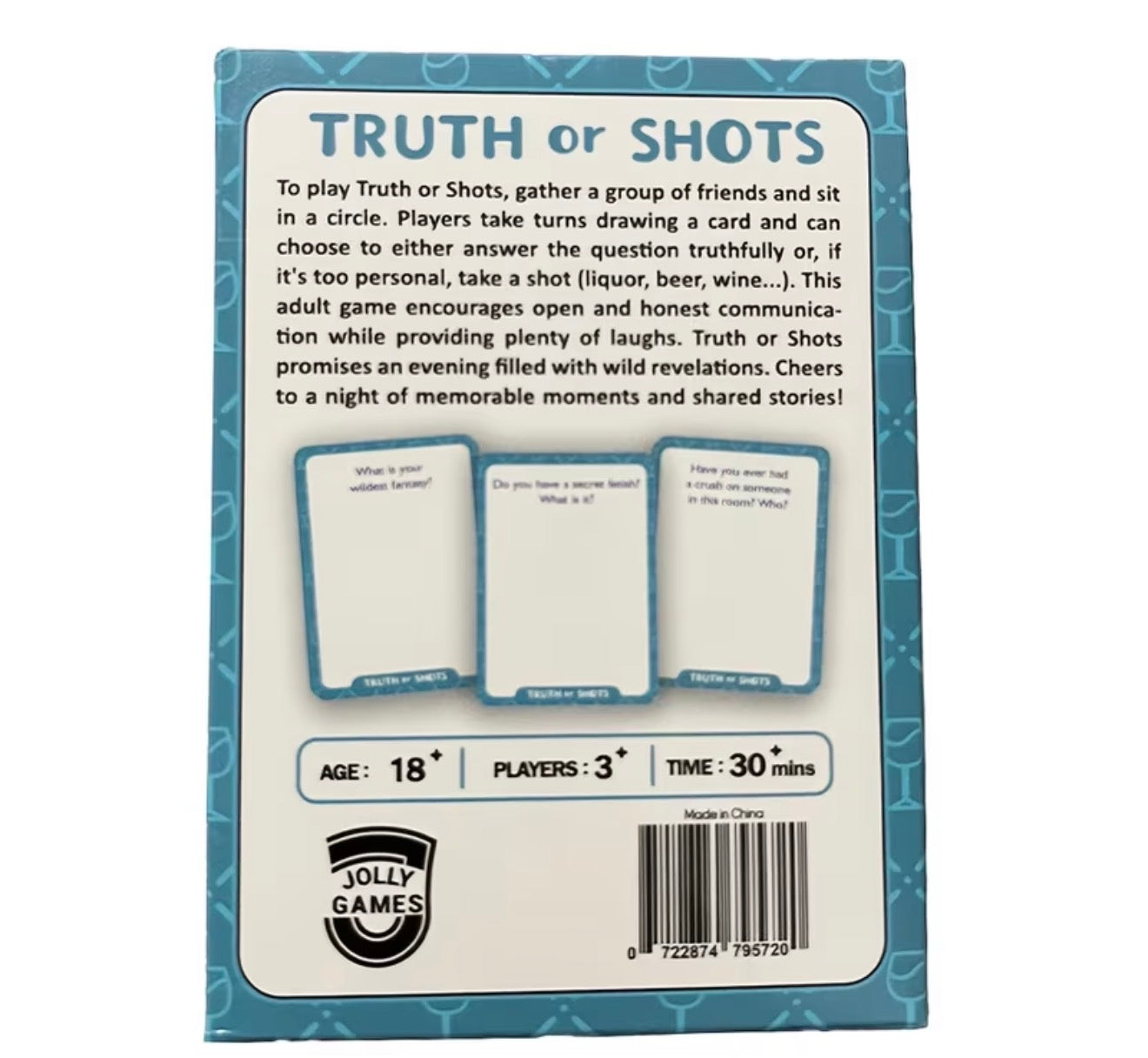 TRUTH Or SHOTS est un nouveau jeu de cartes populaire