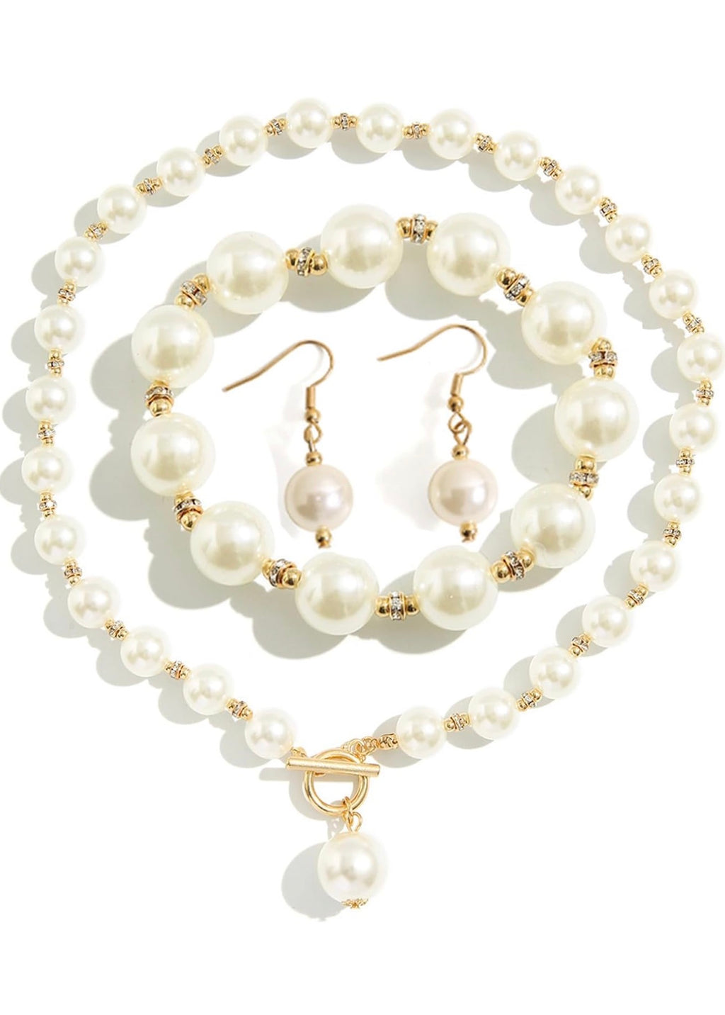 Ensemble bijoux en 3 pièces ( perles)