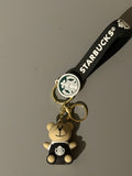 Porte clé Starbuck avec ourson.