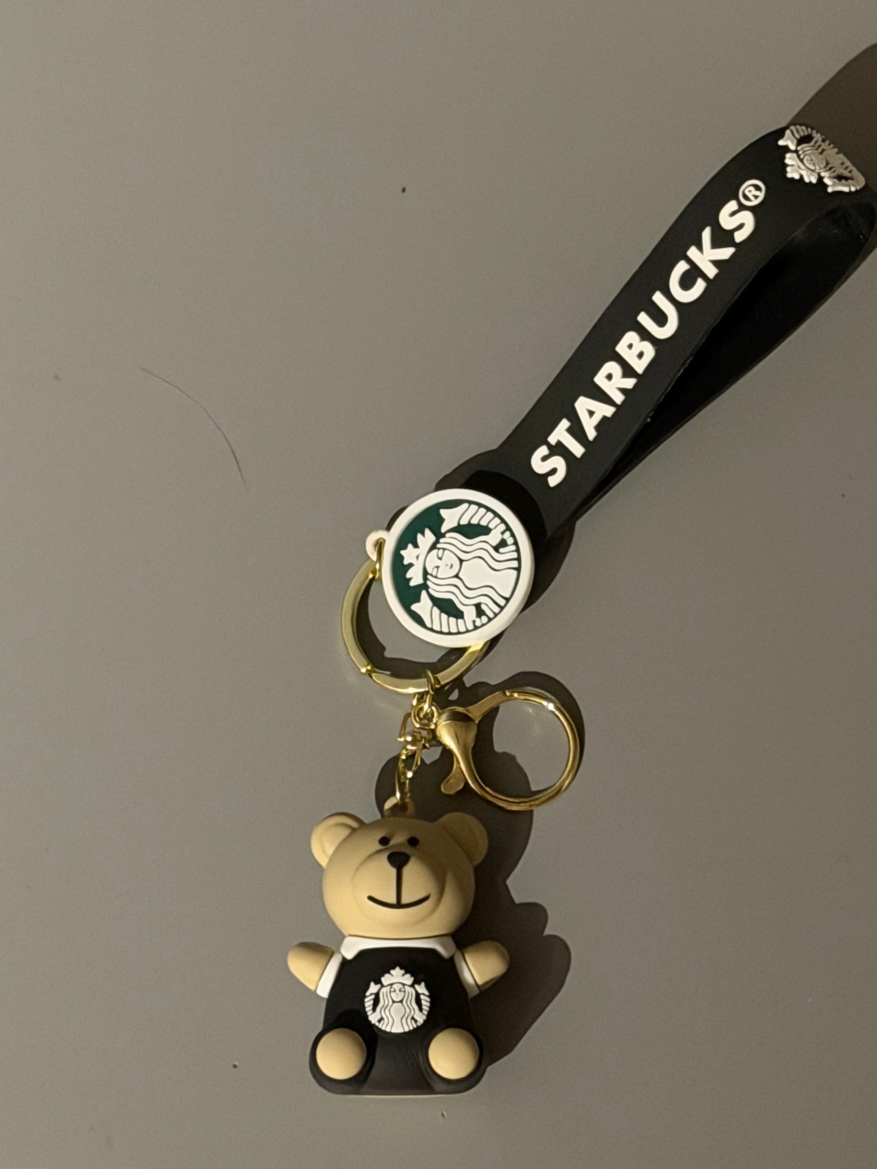 Porte clé Starbuck avec ourson.