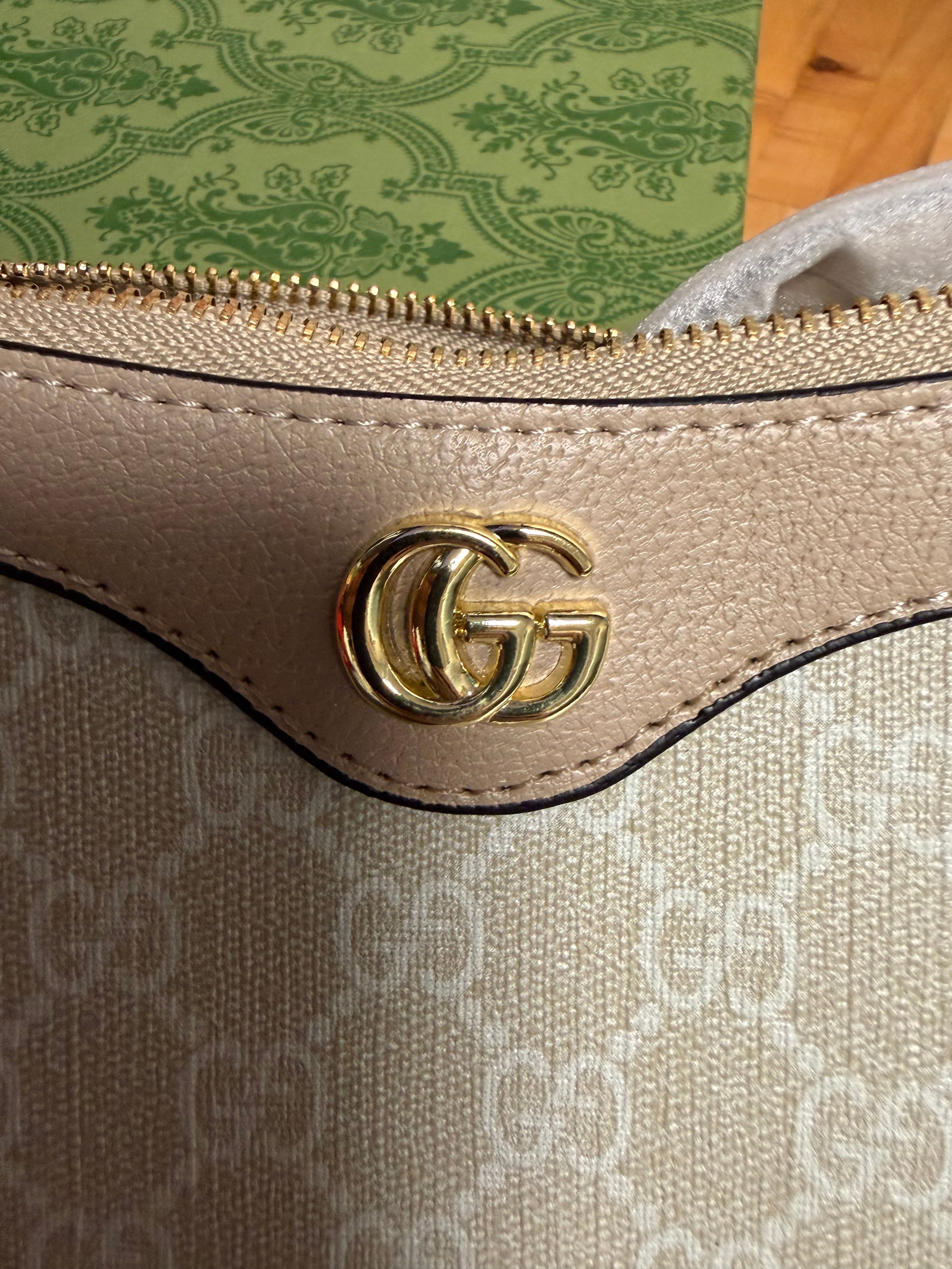 Sacoche Gucci Ophidia beige & blanc