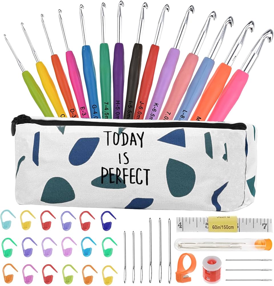 Kit de crochet de 14 tailles