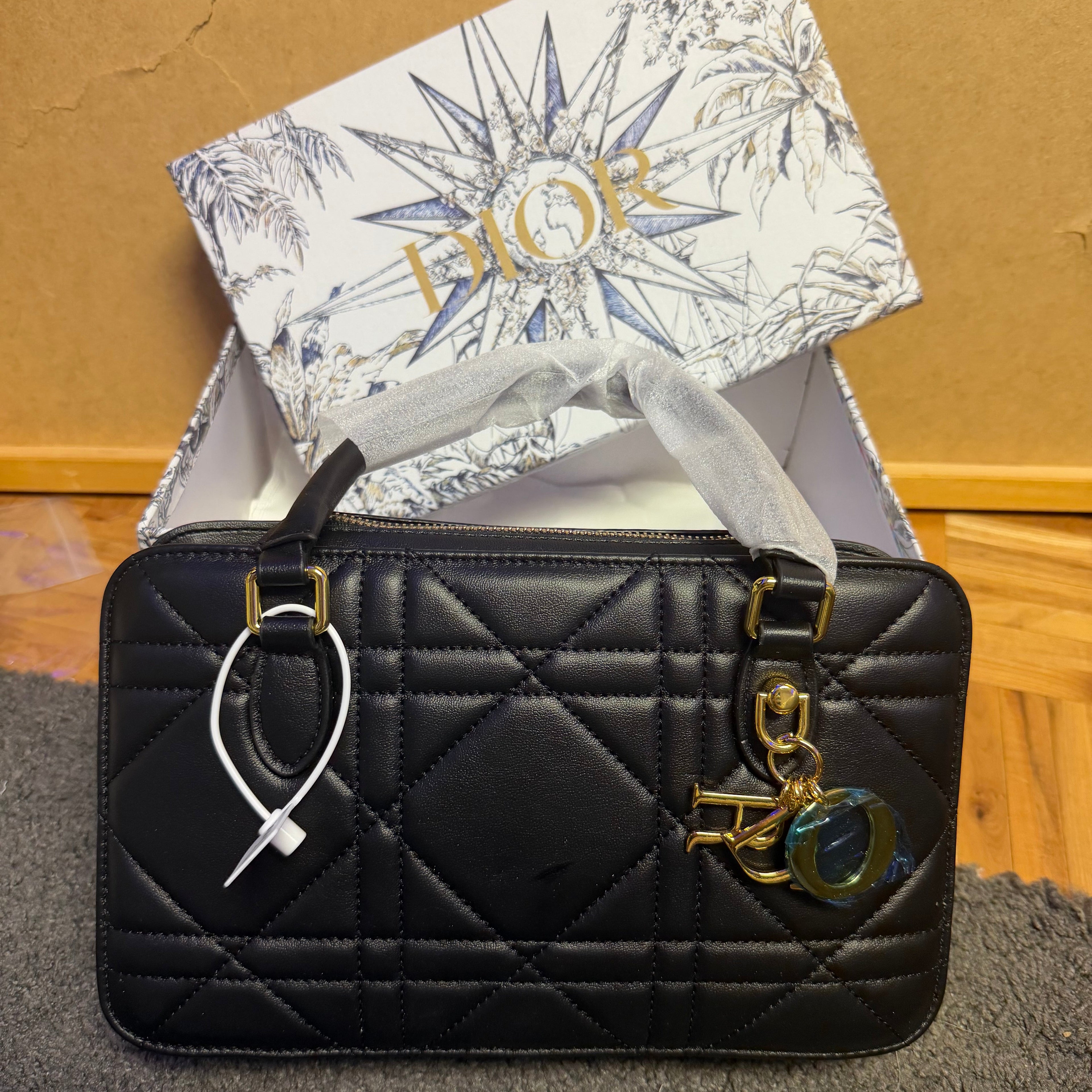 Sac cabas Dior Book Cuir Black