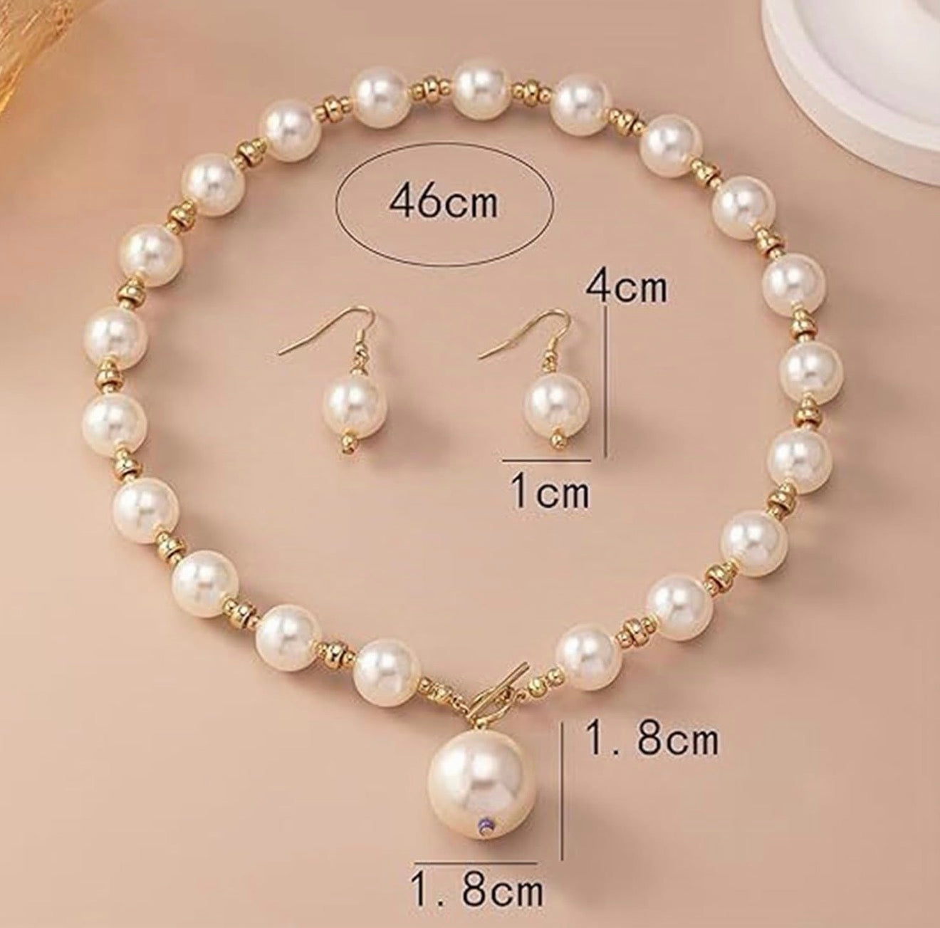 Ensemble bijoux en 3 pièces ( perles)