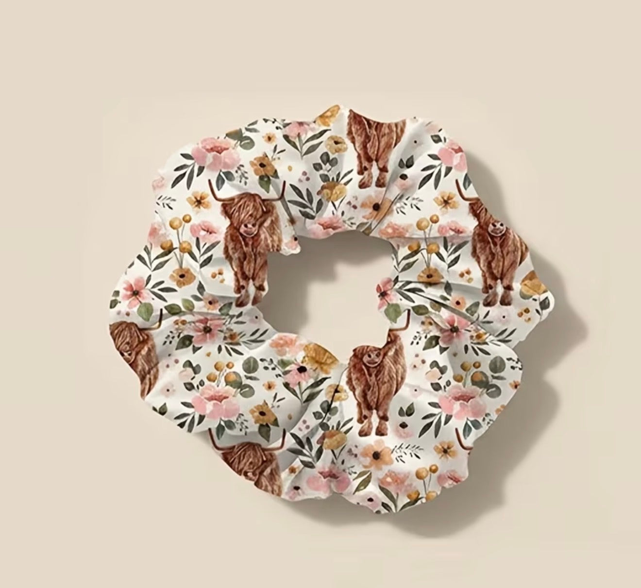 Chouchou floral Highland