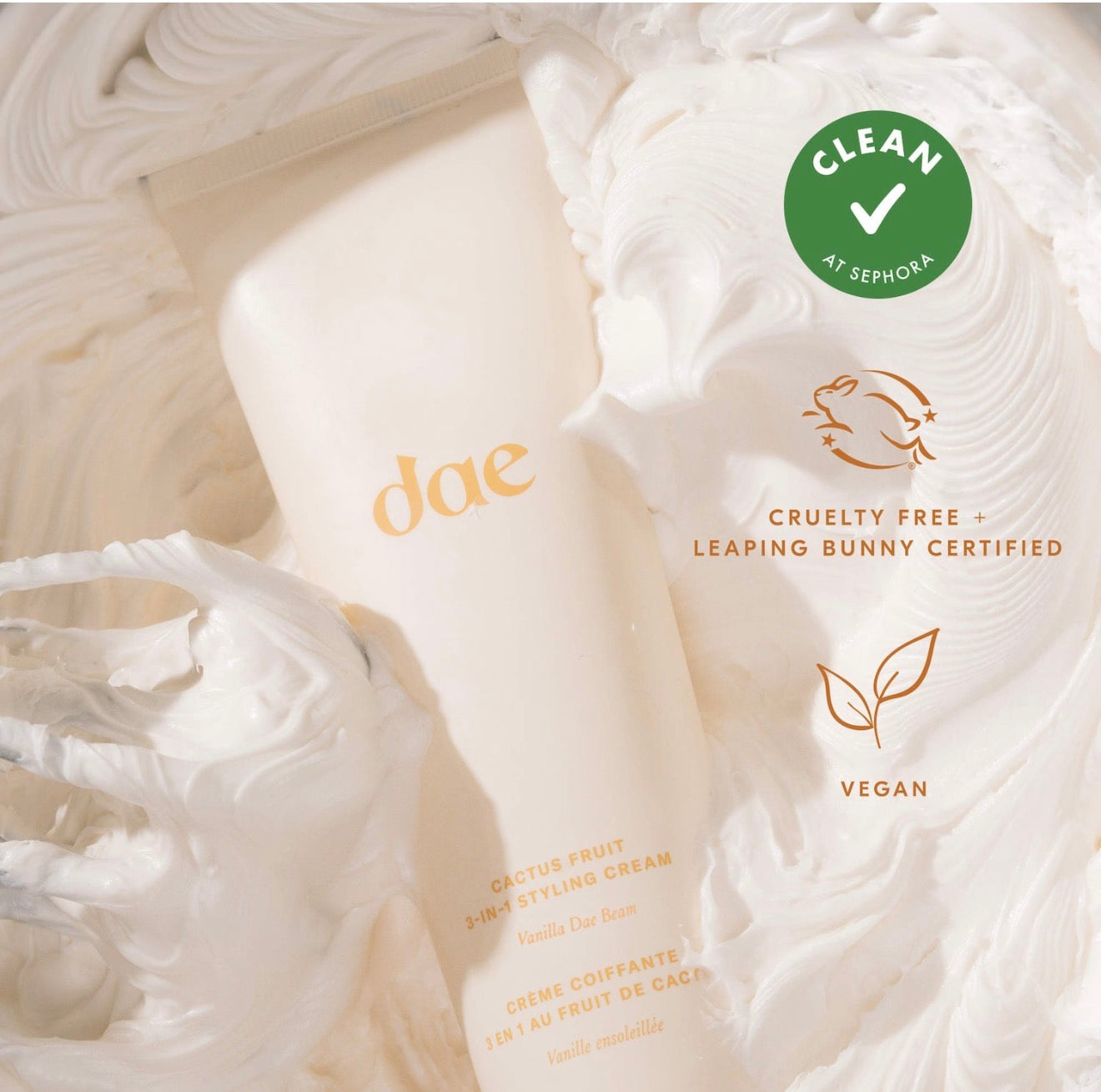 DAE Crème 3-en-1 Vanilla Dae Beam - notes of creamy vanilla, praline, and candied lemon
