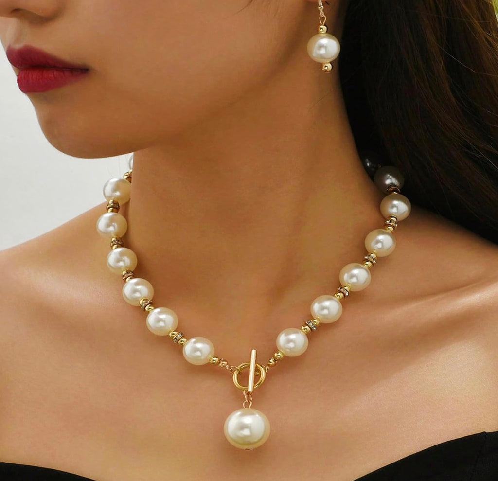 Ensemble bijoux en 3 pièces ( perles)
