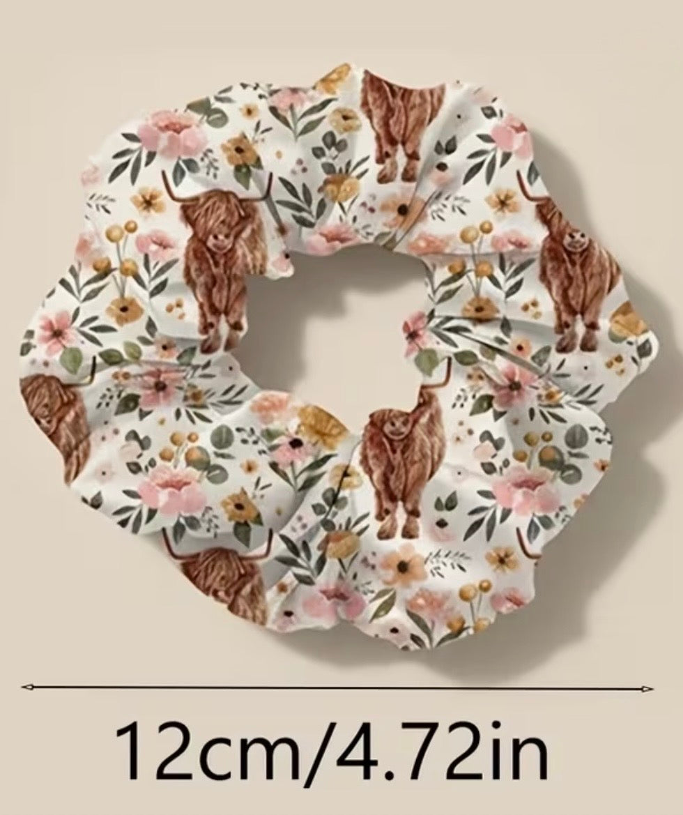 Chouchou floral Highland