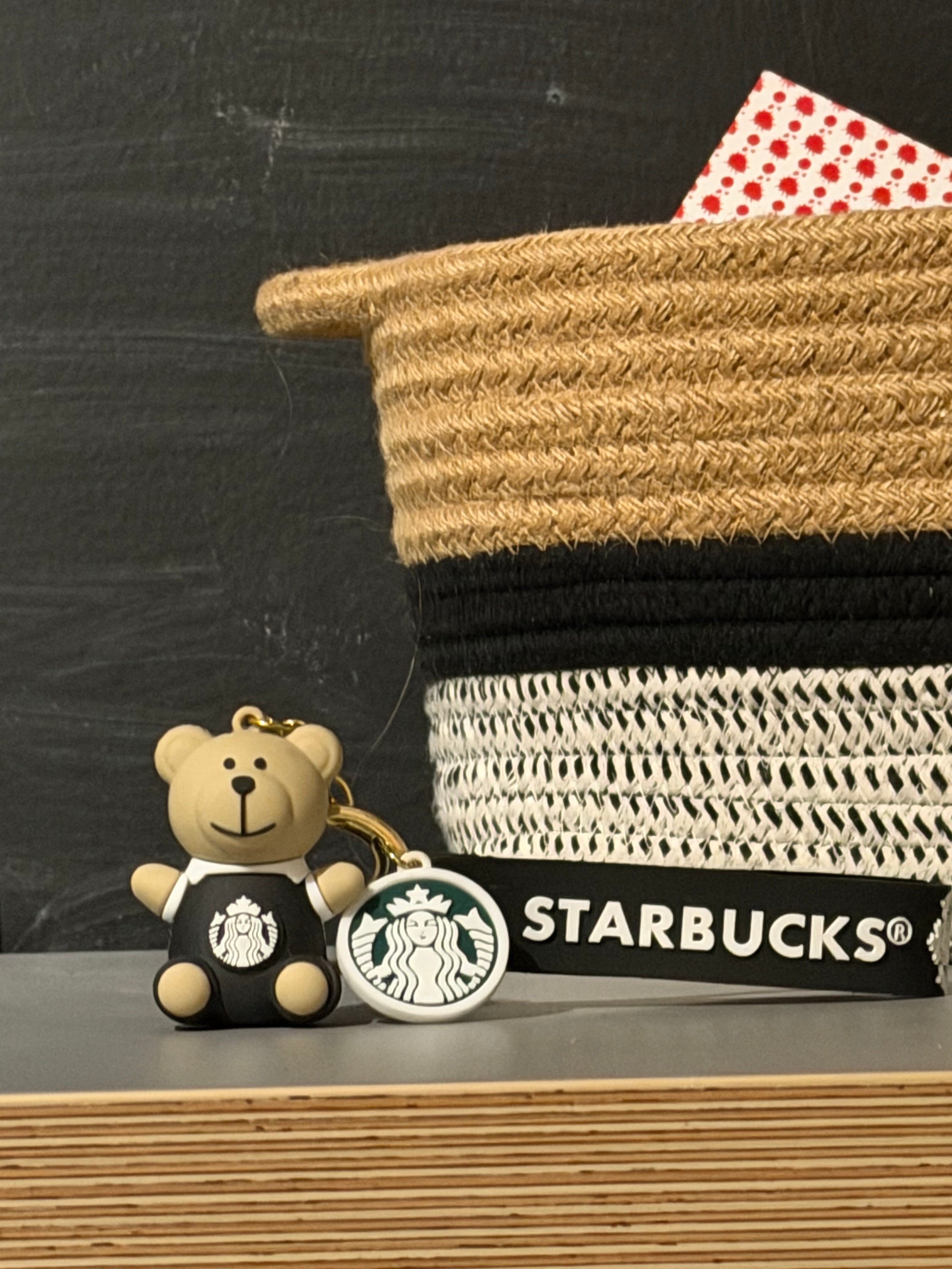 Porte clé Starbuck avec ourson.