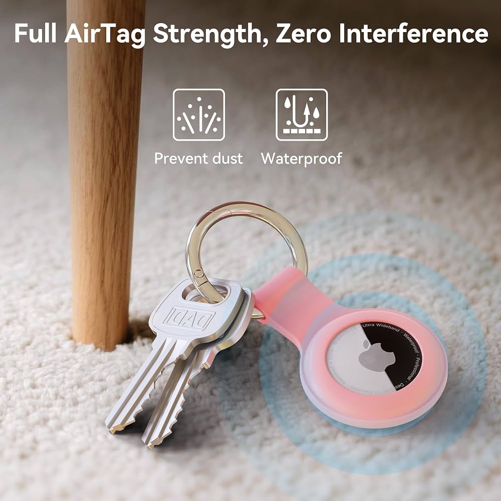 Lot de 4 étuis en silicone pour AirTag