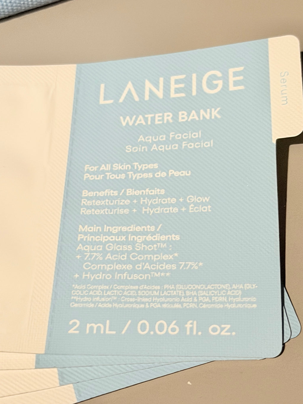 Trousse échantillons LANEIGE