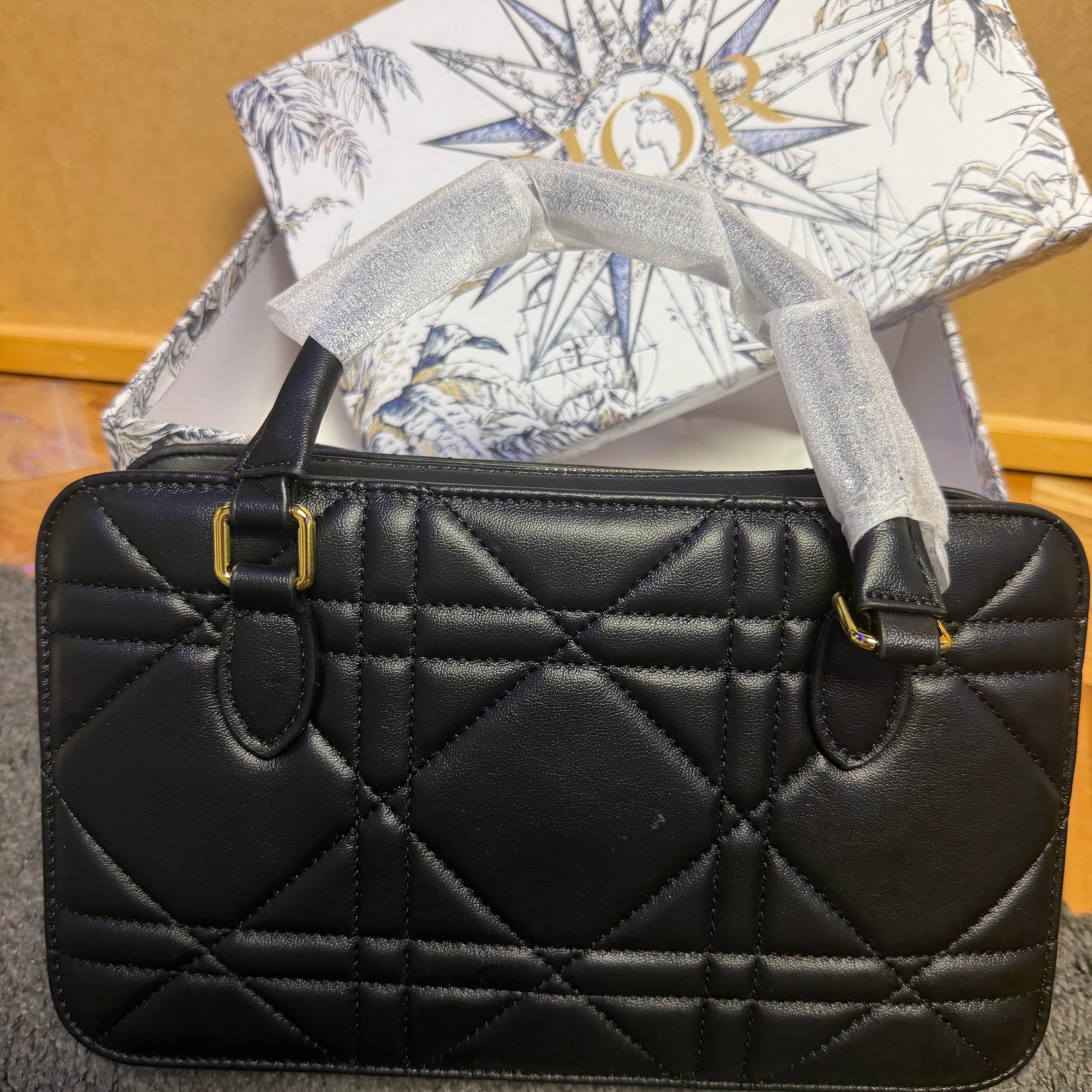 Sac cabas Dior Book Cuir Black